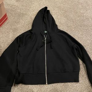 Target black cropped sweatshirt